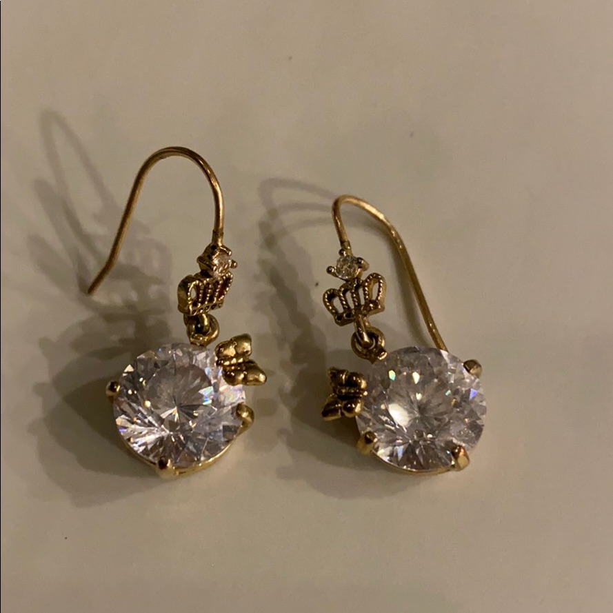 Juicy Couture Gold Dangle Earrings 32$